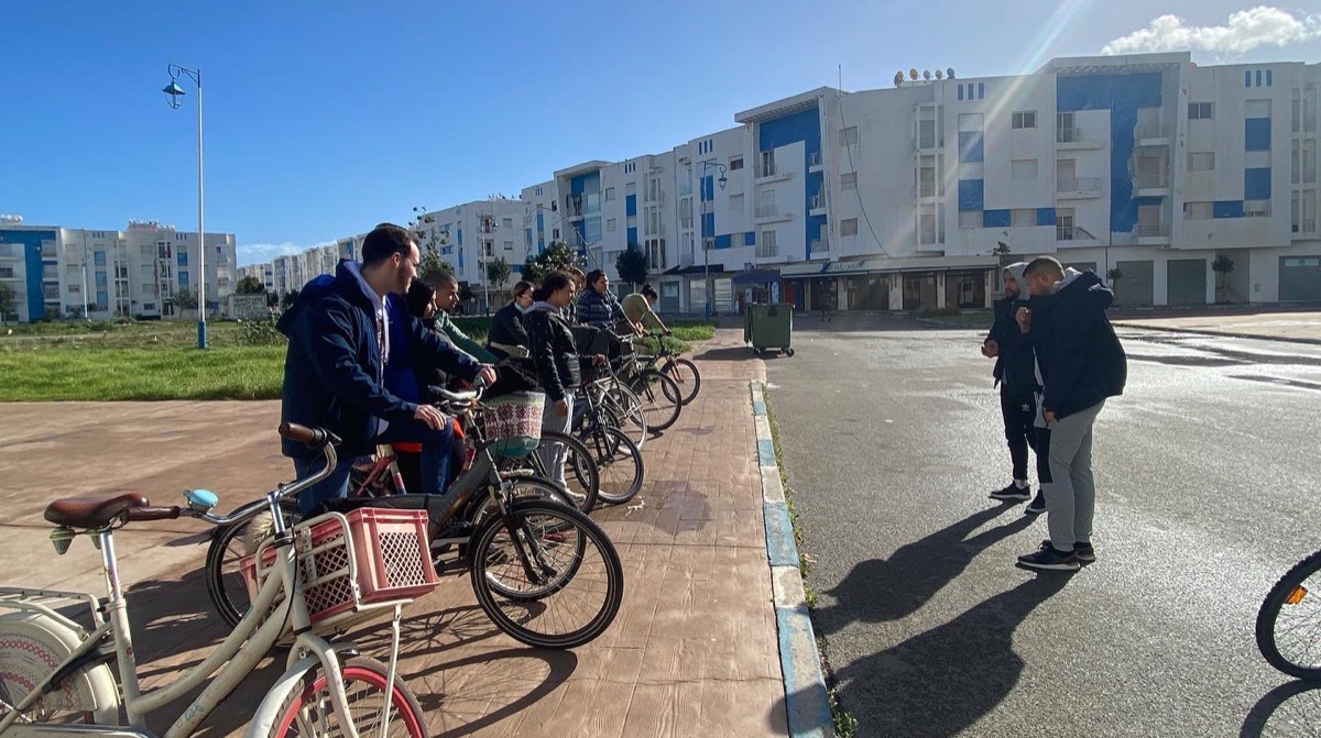 Every1aBike bicycles in the street